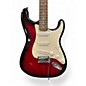 Used Starcaster by Fender Stratocaster Red to Black Fade Solid Body Electric Guitar
