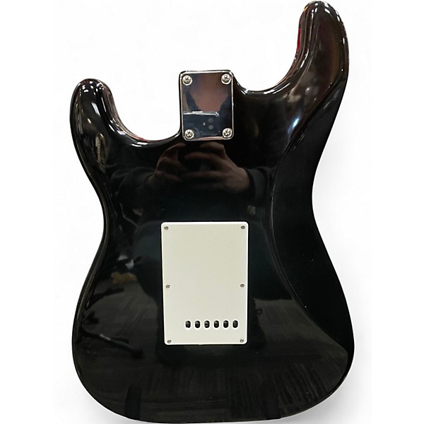 Used Starcaster by Fender Stratocaster Red to Black Fade Solid Body Electric Guitar