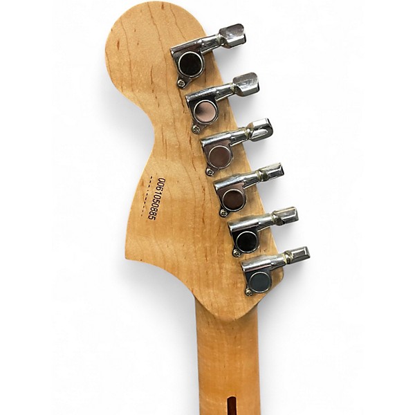 Used Starcaster by Fender Stratocaster Red to Black Fade Solid Body Electric Guitar