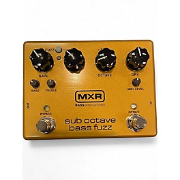 Used MXR M287 SUB OCTAVE BASS FUZZ Effect Pedal