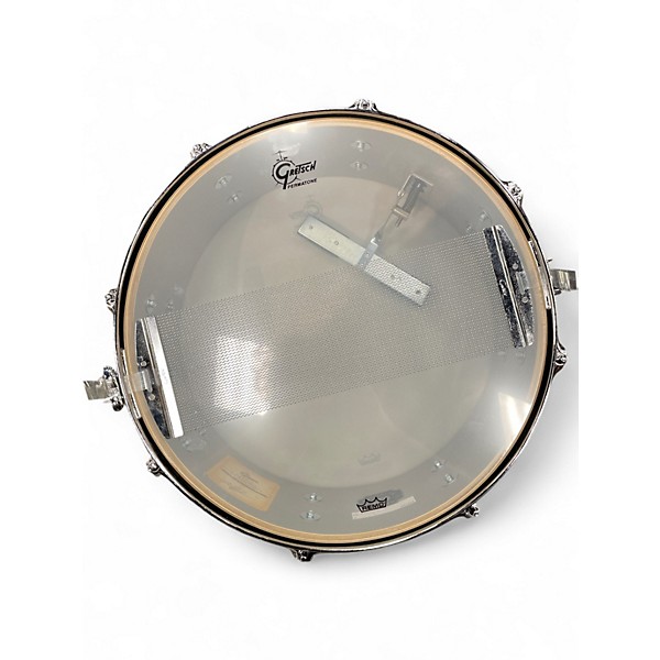 Used Gretsch Drums 14X5.5 GAS5514 Brooklyn Standard Mike Johnston Satin Black Drum