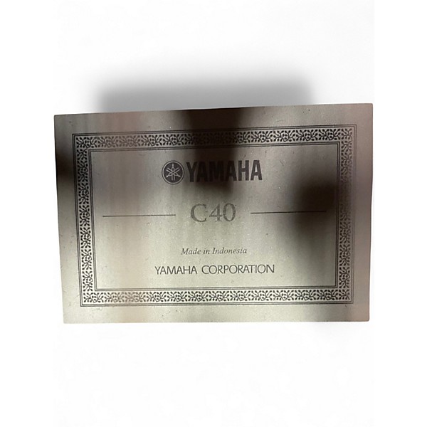 Used Yamaha C40 Vintage Natural Classical Acoustic Guitar