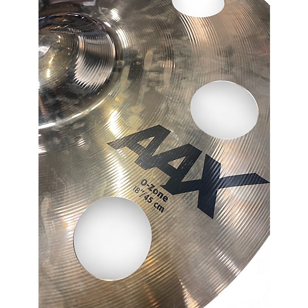 Used SABIAN 18in AAX O-Zone Brilliant Cymbal