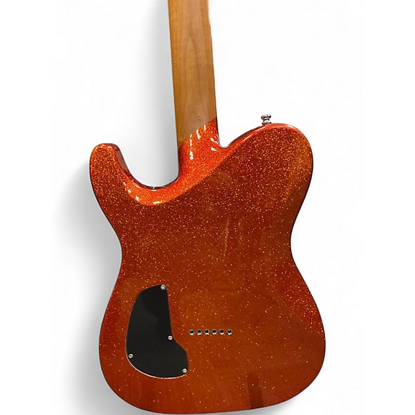 Used Chapman ML3 Pro Traditional Semi Hollowbody ORANGE SPARKLE Hollow Body Electric Guitar