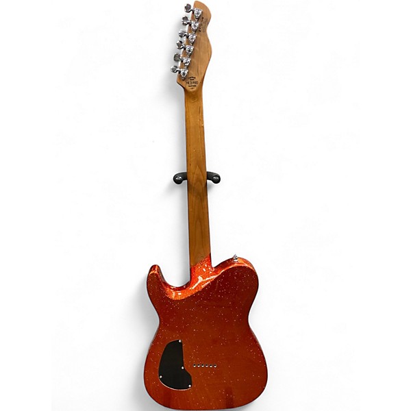 Used Chapman ML3 Pro Traditional Semi Hollowbody ORANGE SPARKLE Hollow Body Electric Guitar