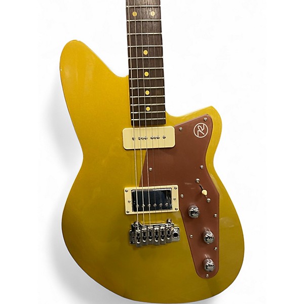 Used Reverend DOUBLE AGENT 3 OF 60 VENETIAN GOLD Solid Body Electric Guitar
