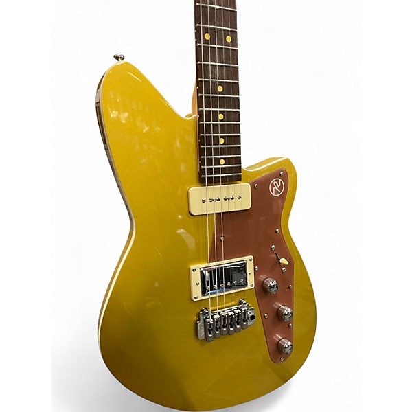 Used Reverend DOUBLE AGENT 3 OF 60 VENETIAN GOLD Solid Body Electric Guitar