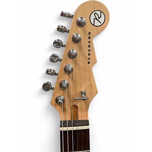 Used Reverend DOUBLE AGENT 3 OF 60 VENETIAN GOLD Solid Body Electric Guitar