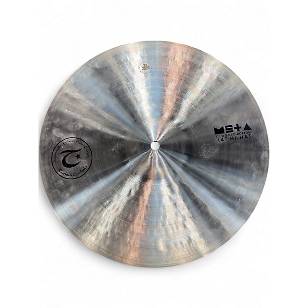 Used Turkish 14in Meta Classic Hi Hat Cymbal