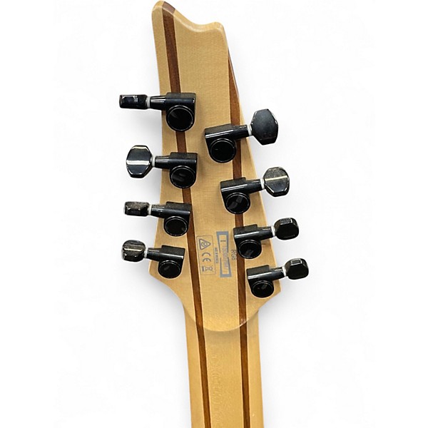 Used Ibanez RG8 8 String Black Solid Body Electric Guitar