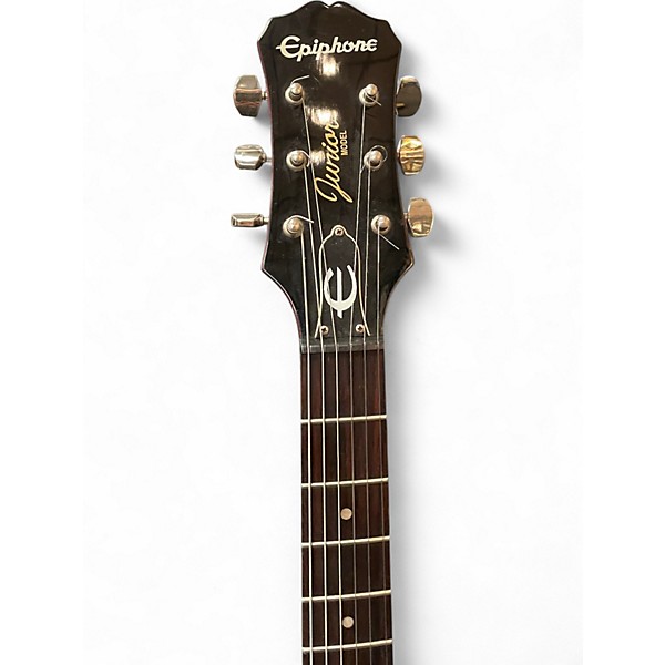 Used Epiphone Les Paul Junior Single Cut 3 Color Sunburst Solid Body Electric Guitar