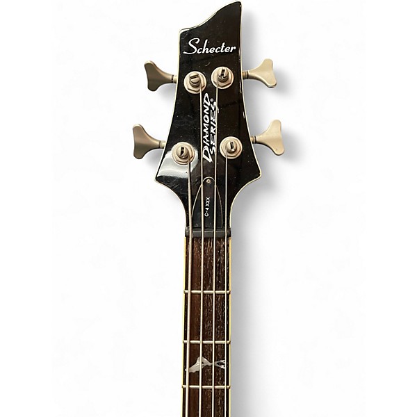 Used Schecter Guitar Research C4 XXX Black Electric Bass Guitar