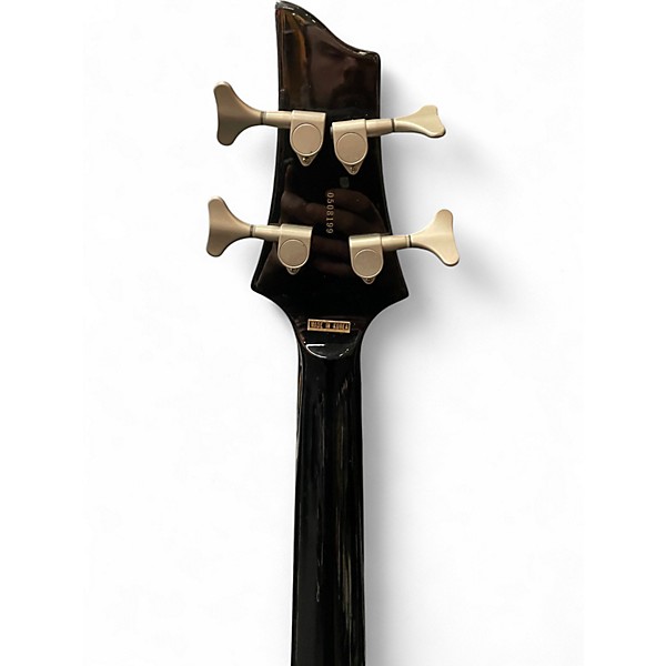 Used Schecter Guitar Research C4 XXX Black Electric Bass Guitar