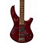 Used Mitchell MB200 Candy Apple Red Electric Bass Guitar