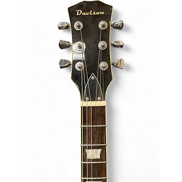 Used Davison Les Paul Green Solid Body Electric Guitar