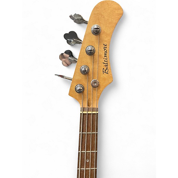Used Baltimore 4 String Bass Green Electric Bass Guitar