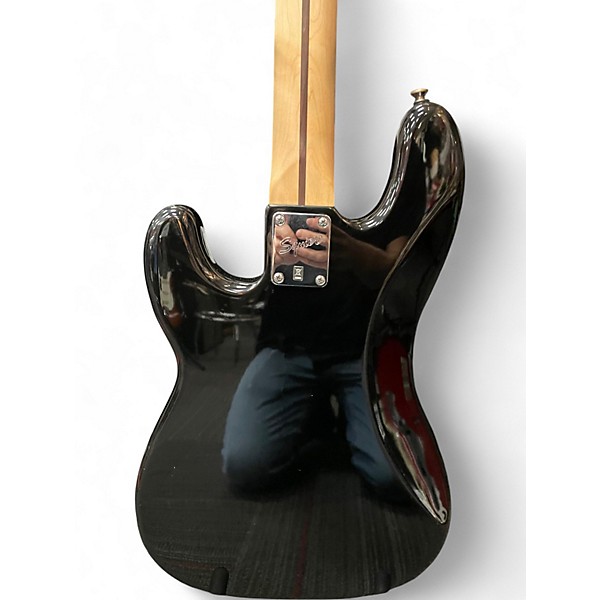 Used Squier Affinity Precision Bass Black Electric Bass Guitar