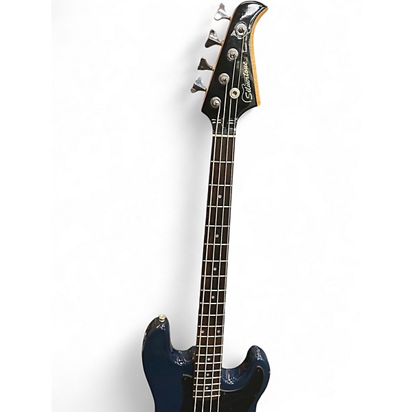 Used Silvertone P-Bass Blue Solid Body Electric Guitar