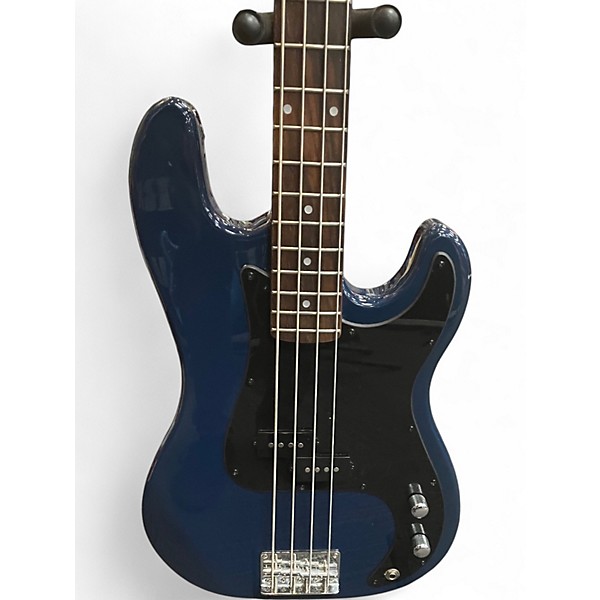 Used Silvertone P-Bass Blue Solid Body Electric Guitar
