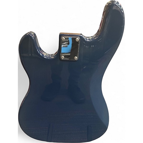 Used Silvertone P-Bass Blue Solid Body Electric Guitar