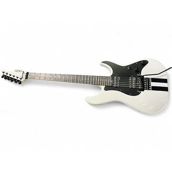 Used Schecter Sun Valley shredder White Hollow Body Electric Guitar