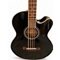 Used Ibanez AEB5E Black Acoustic Bass Guitar