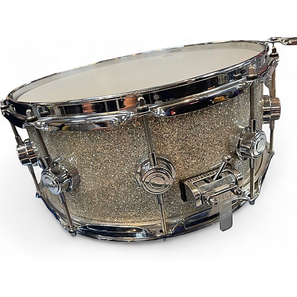 Used DW 14X6 Collector's Series Snare Broken Glass Drum