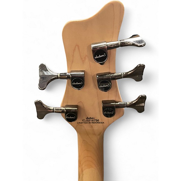 Used Jackson JS3 Spectra Gray Fade Electric Bass Guitar