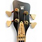 Used RockBass by Warwick Adam Clayton Streamer Solid Creme White Electric Bass Guitar