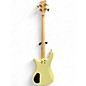 Used RockBass by Warwick Adam Clayton Streamer Solid Creme White Electric Bass Guitar
