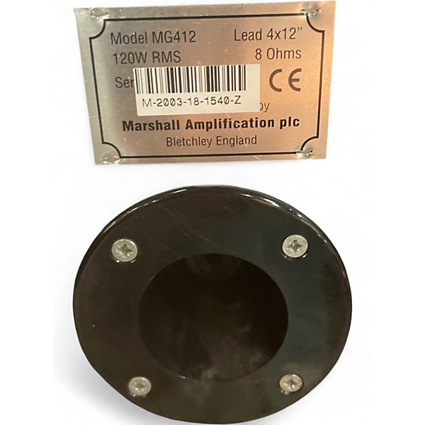 Used Marshall MG412ACF 4x12 Slant Guitar Cabinet