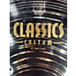 Used MEINL 16in Classics Custom Dark Crash Cymbal