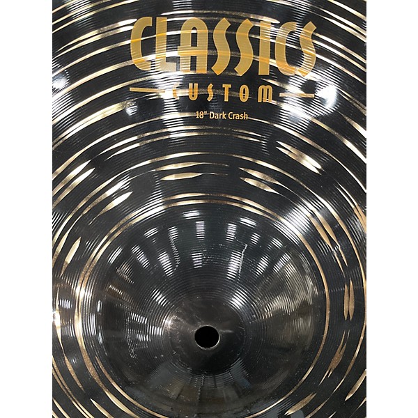 Used MEINL 18in Classics Custom Dark Crash Cymbal