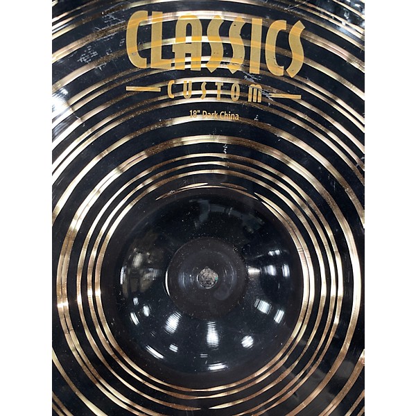 Used Meinl 18in Classics Custom Dark China Cymbal