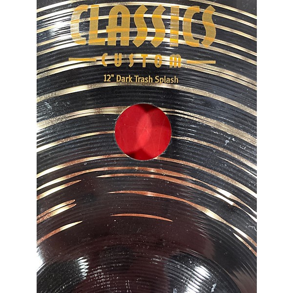 Used Meinl 12in Classics Custom Dark Trash Splash Cymbal