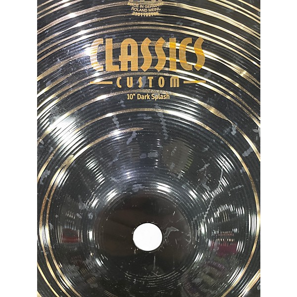 Used Meinl 10in Classics Custom Dark Splash Cymbal