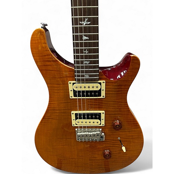 Used PRS SE Custom 24 Vintage Yellow Solid Body Electric Guitar