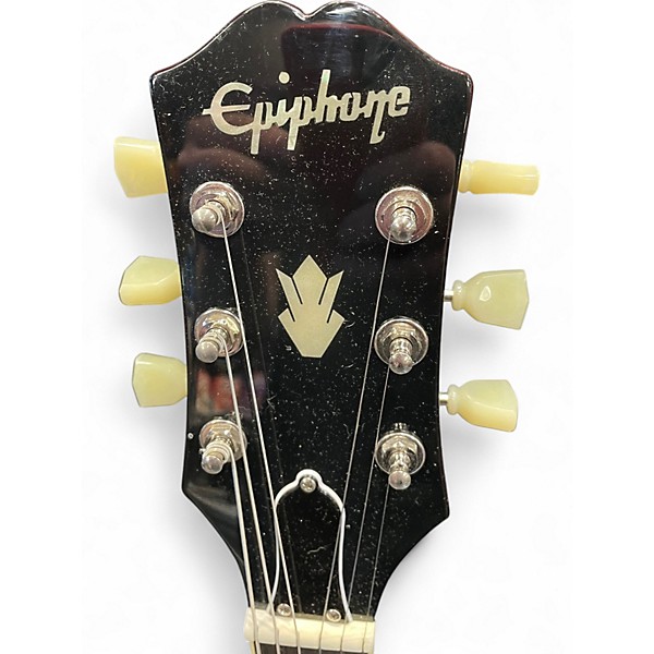 Used Epiphone ES335 Figured  Raspberry Tea Burst  Hollow Body Electric Guitar