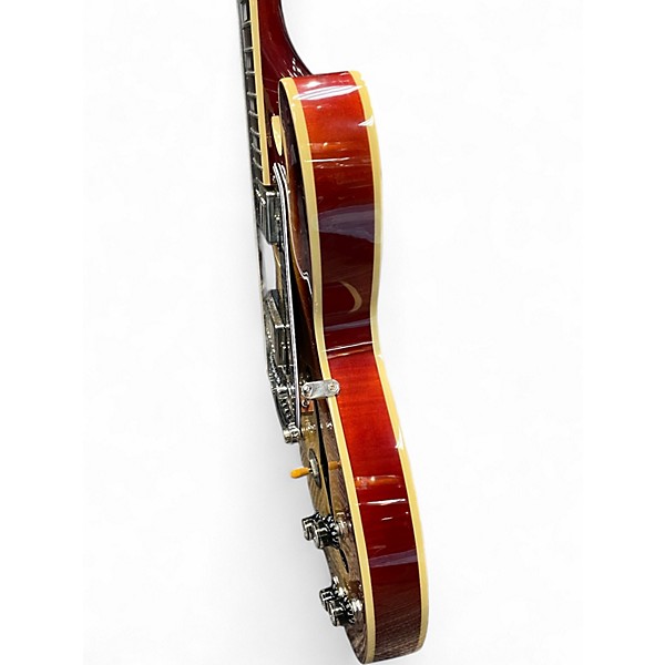 Used Epiphone ES335 Figured  Raspberry Tea Burst  Hollow Body Electric Guitar