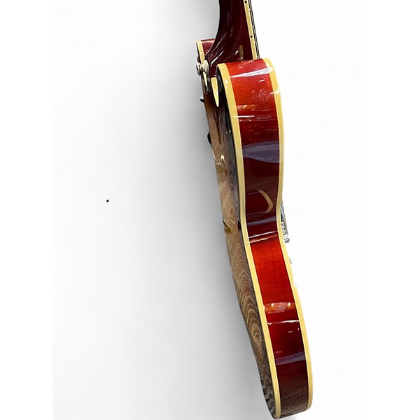 Used Epiphone ES335 Figured  Raspberry Tea Burst  Hollow Body Electric Guitar