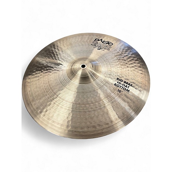 Used Paiste 16in 2002 Big Hi-Hat Pair Cymbal