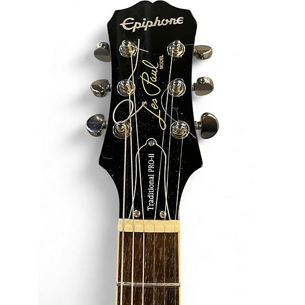 Used Epiphone Les Paul Traditional Pro II Ocean Blue Solid Body Electric Guitar
