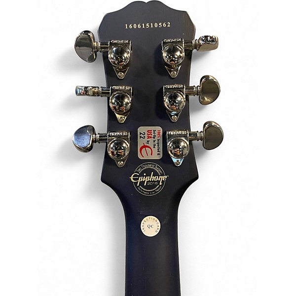 Used Epiphone Les Paul Traditional Pro II Ocean Blue Solid Body Electric Guitar