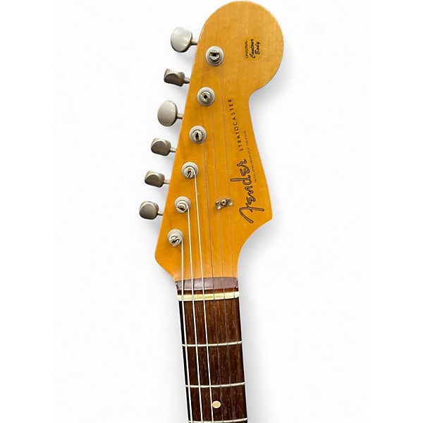 Used 2005 Fender 1960 Relic Stratocaster Custom Sonic Blue Solid Body Electric Guitar