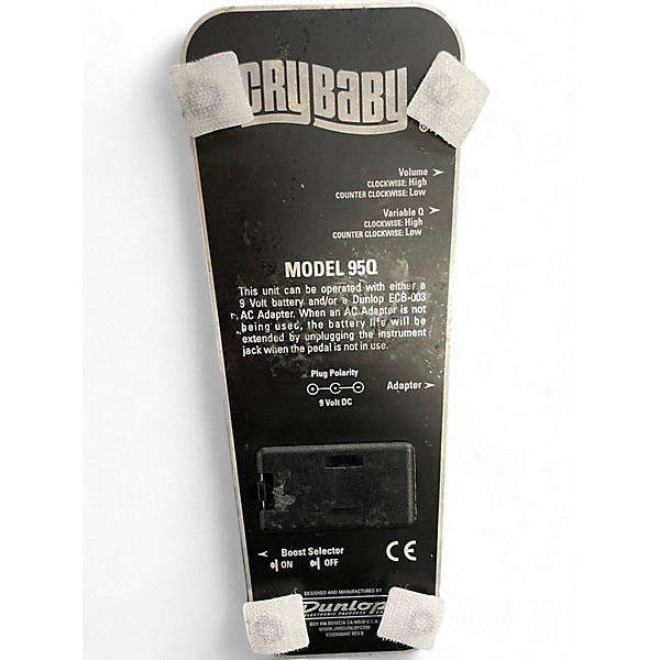 Used Dunlop 95Q Cry Baby Wah Effect Pedal