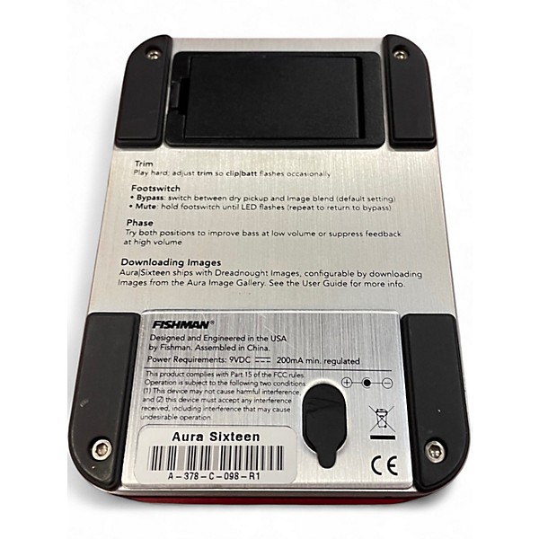 Used Fishman Aura 16 Acoustic Imaging Guitar Preamp