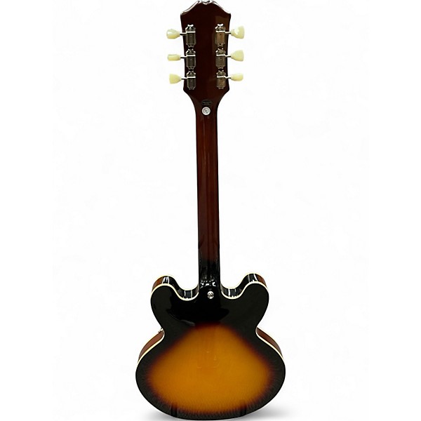 Used Epiphone ES335 IG 2 Tone Sunburst Hollow Body Electric Guitar