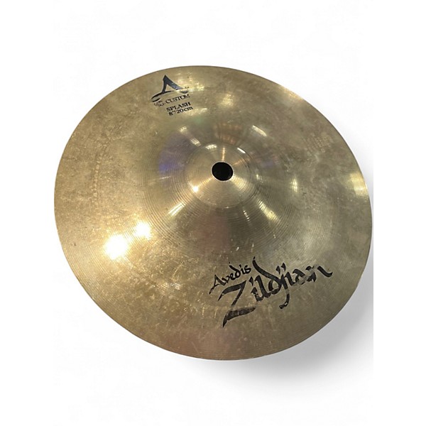 Used Zildjian 8in A Custom Crash Cymbal