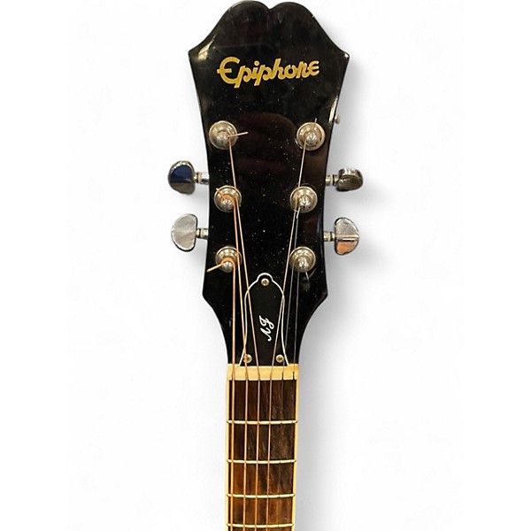 Used Epiphone AJ200SCE Natural Acoustic Electric Guitar