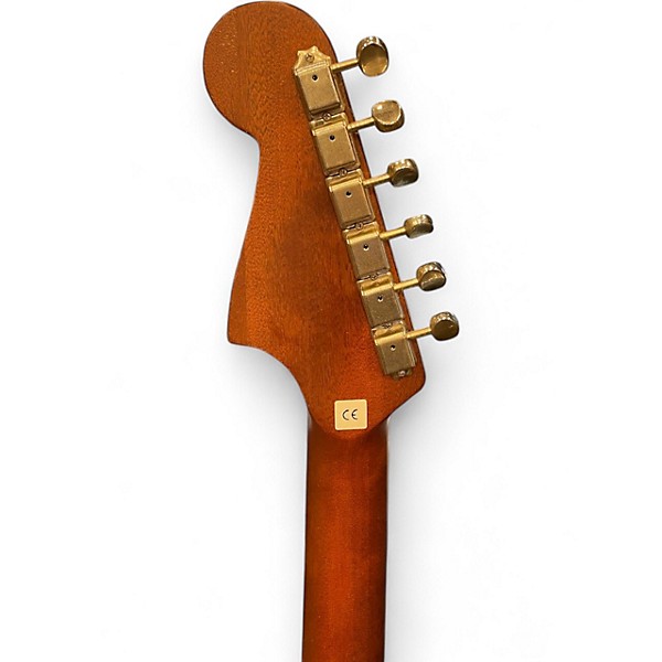 Used Fender Newporter Player JETTY BLACK Acoustic Electric Guitar